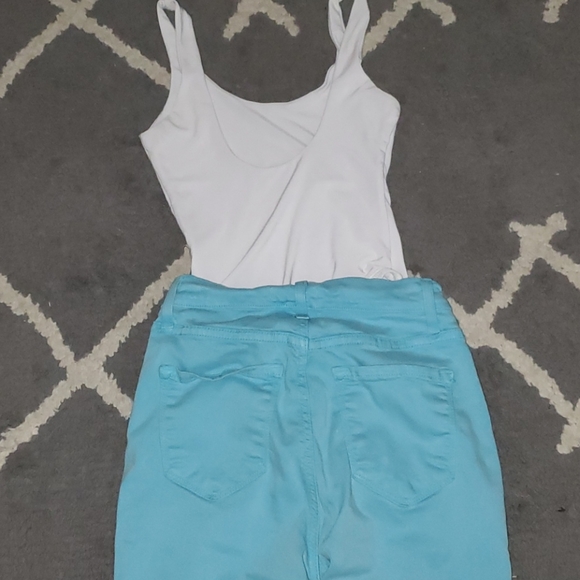 Ankle Distressed blue jeans - Picture 3 of 5